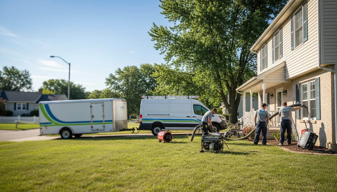 Flooded Basement Restoration And Cleanup With Repair in Escanaba, MI near me